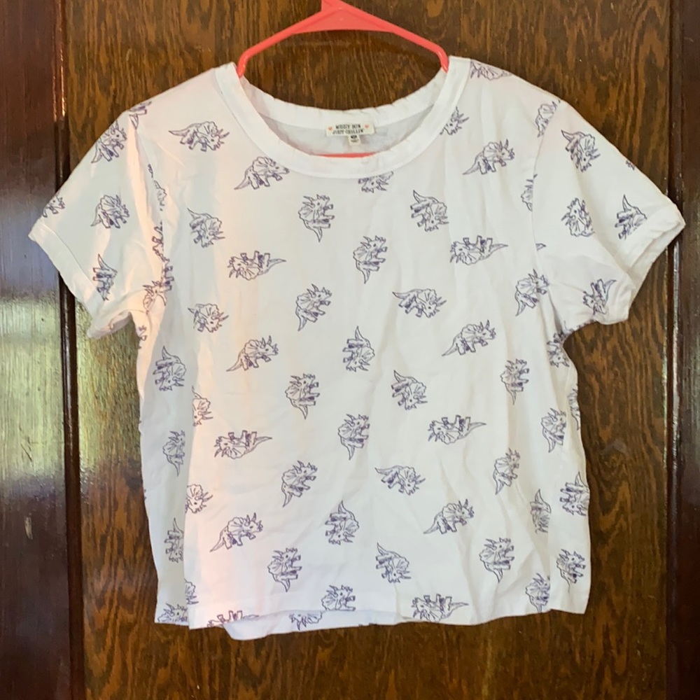 Triceratops cropped tee